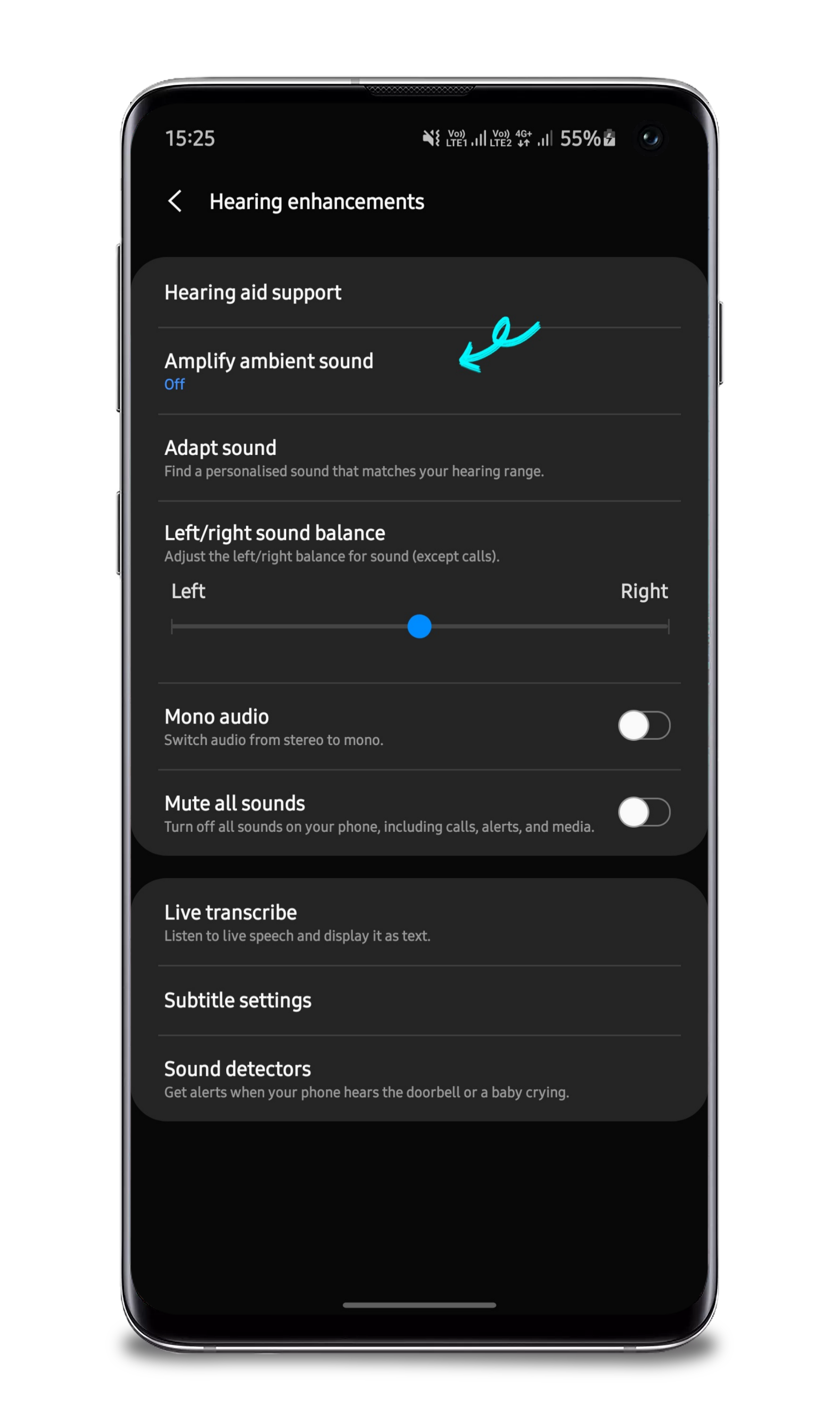 Amplify Ambient Sound Samsung Members