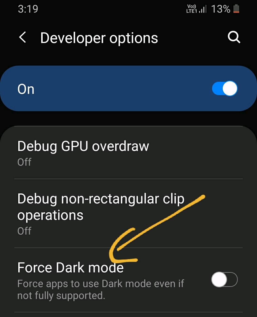 Dark Mode Samsung Members