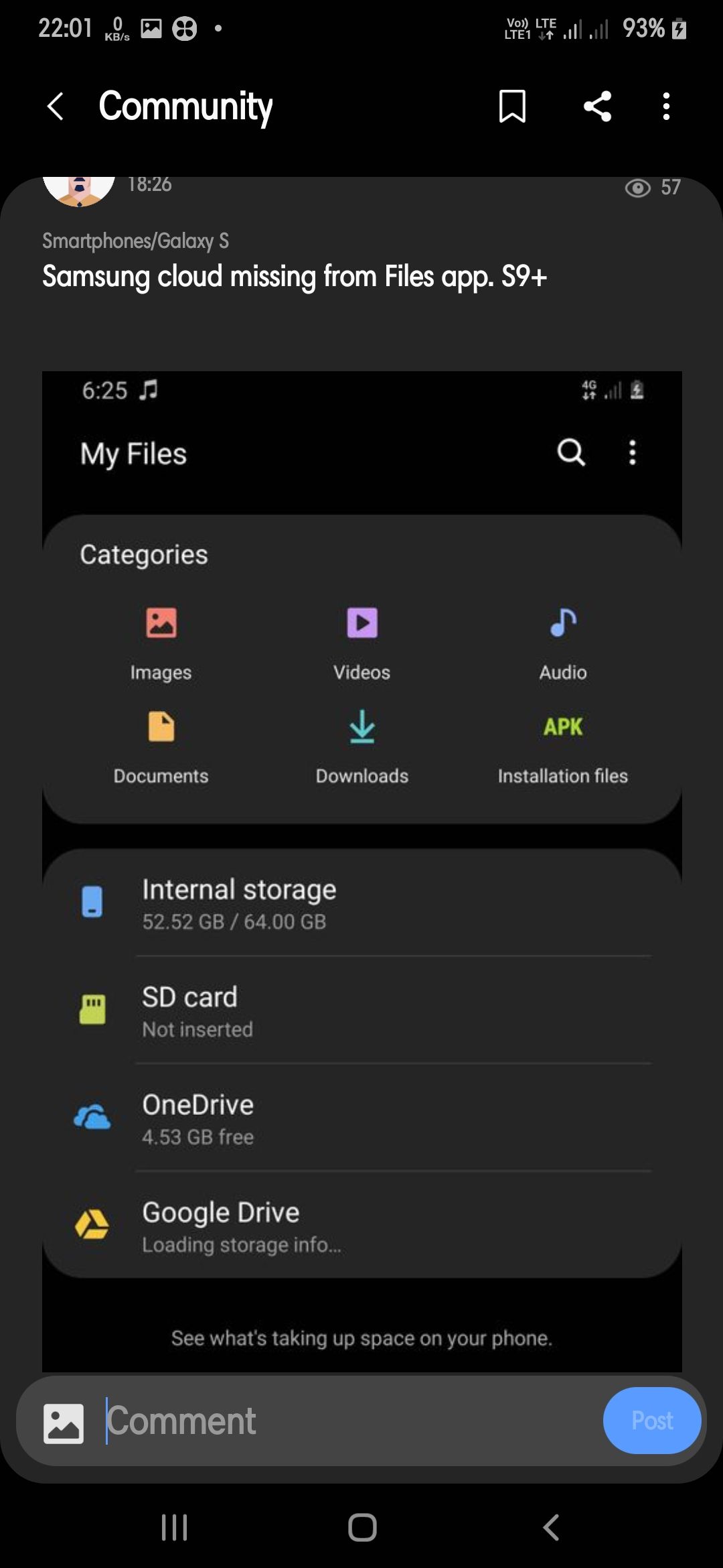 What is Google Drive application in Samsung Smartphones?