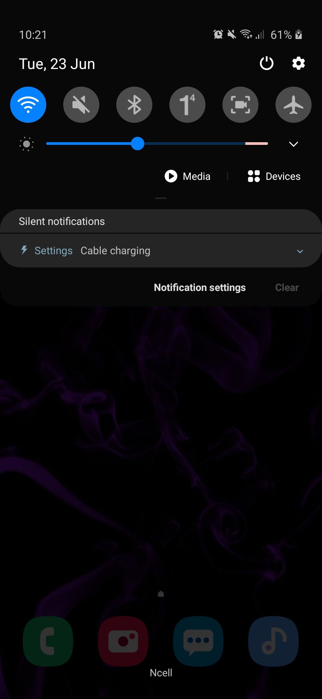 My Samsung Charger showing Cable charging instead Samsung Members