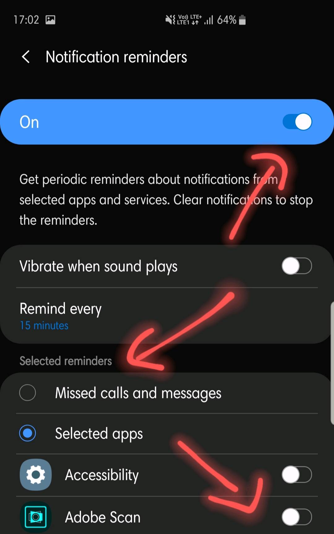 samsung a50 message notification