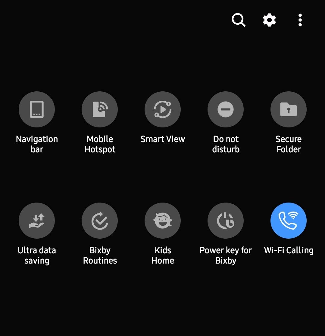 samsung a50 wifi calling