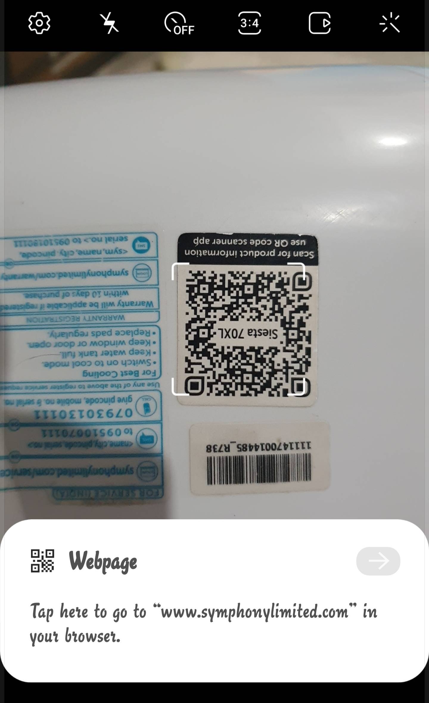 How can i scan a code in samsung galaxy A7(2018... - Members