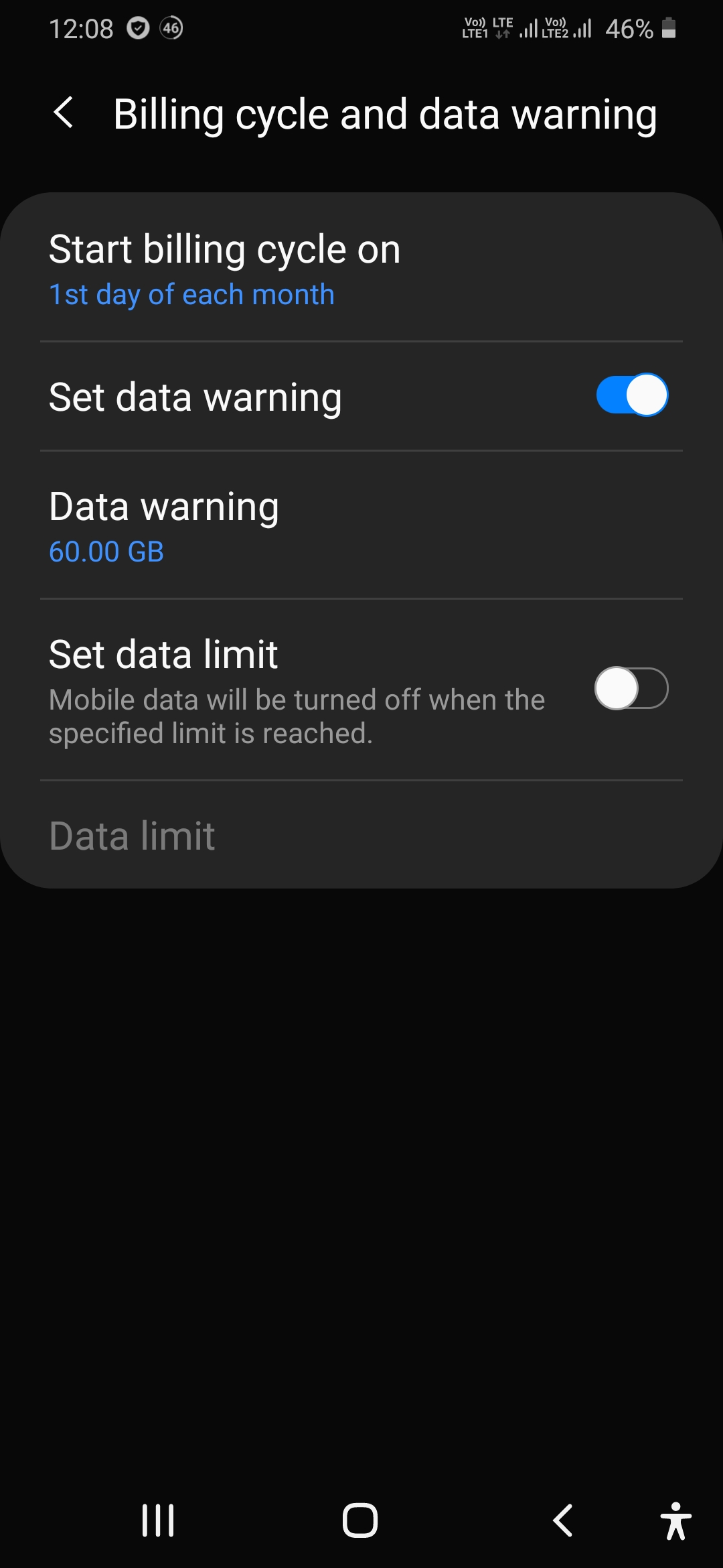 how to reset you data usage - Samsung Members