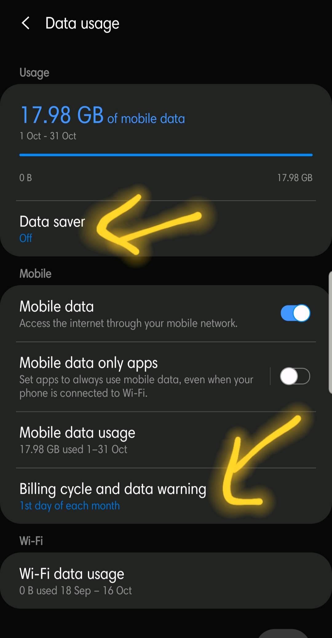 how to remove data usage notification??? - Samsung Members