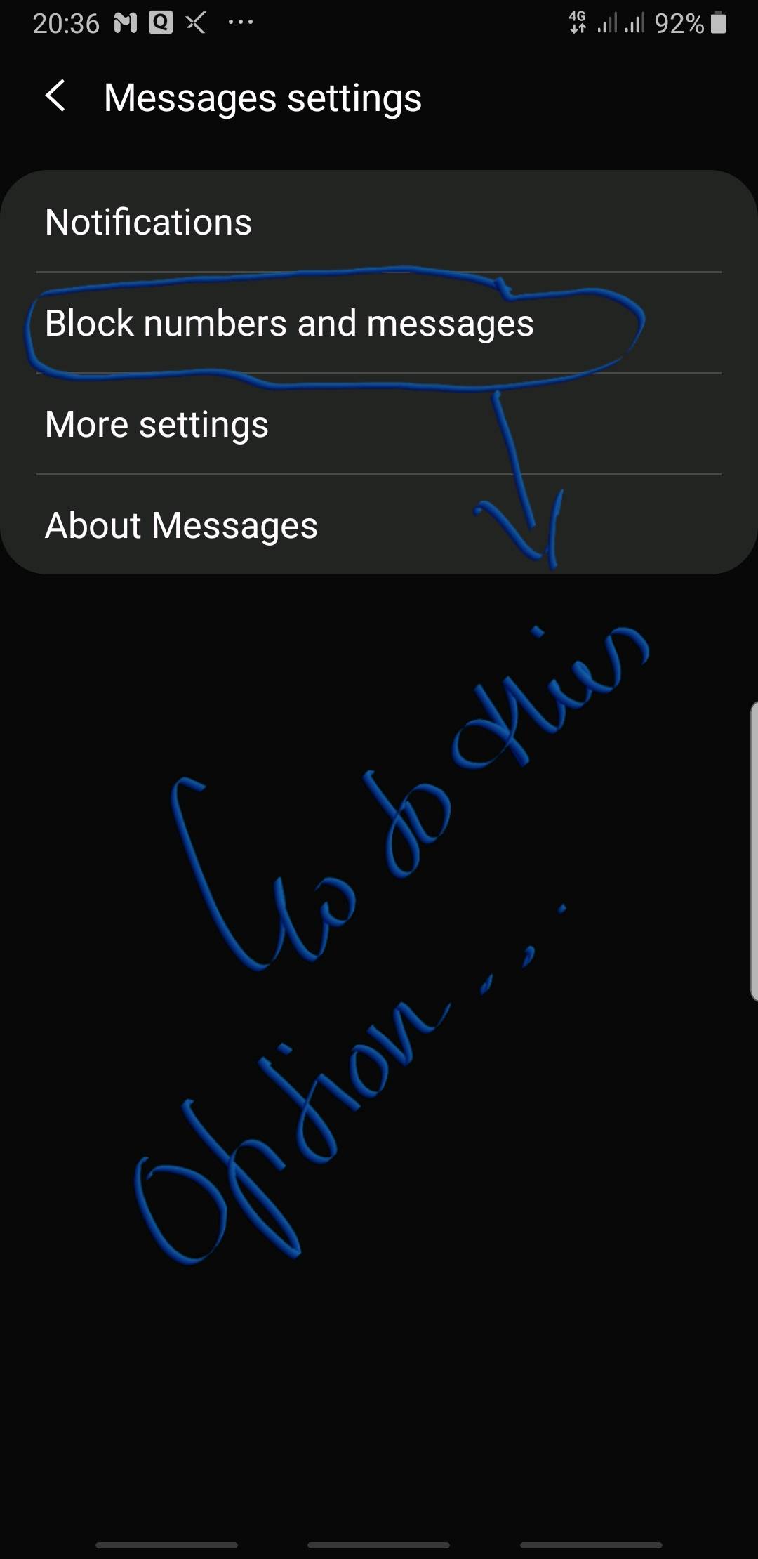 How to block messages in Samsung Galaxy M30s? - Samsung Global EU