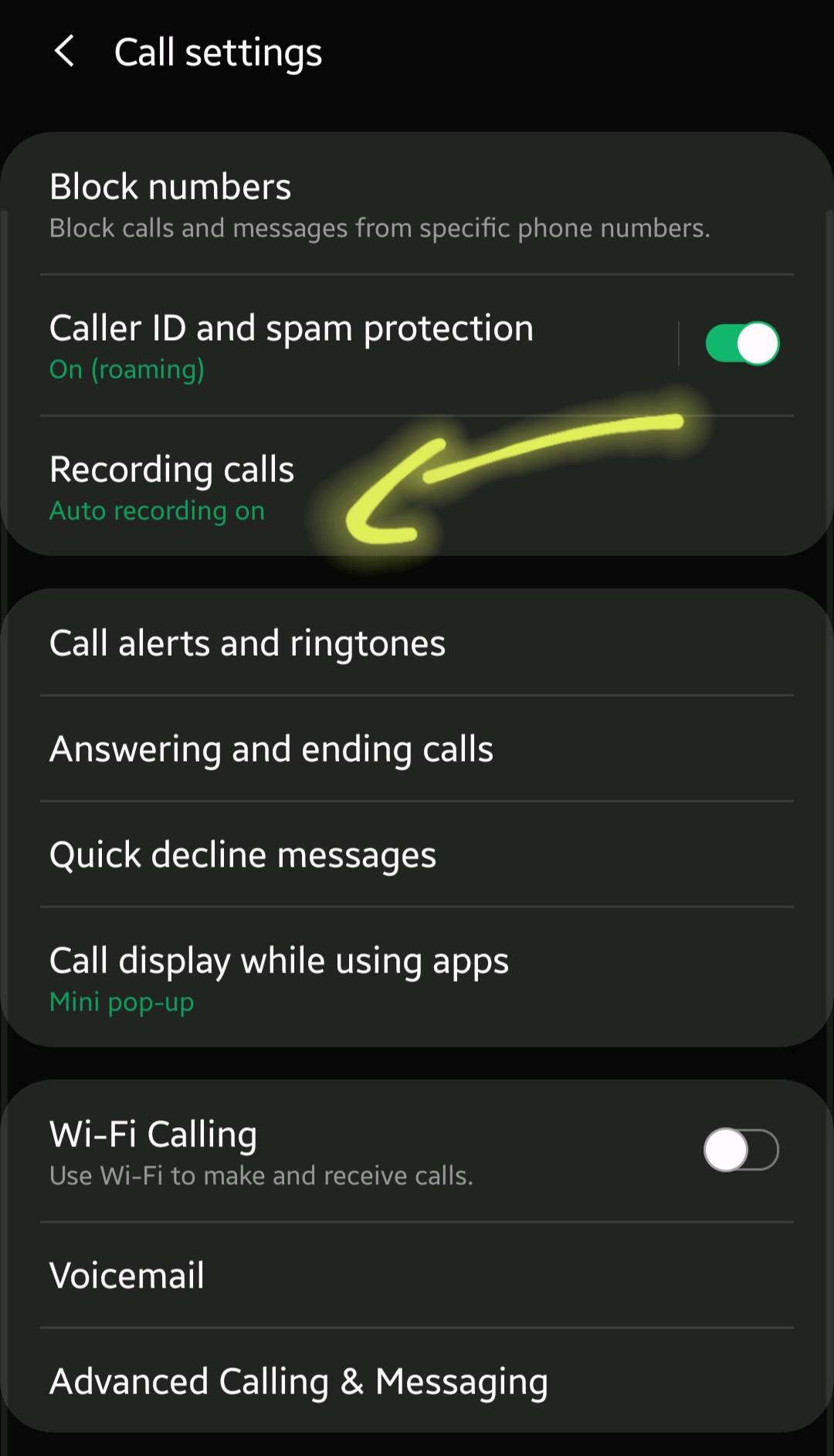 Solved: Samsung Auto call Recording - Samsung Members
