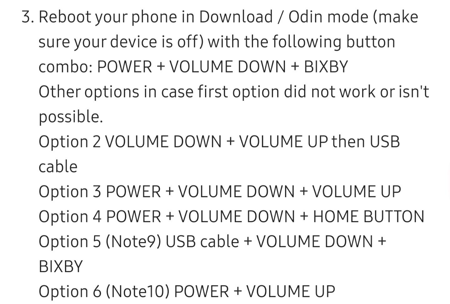 samsung a10 download mode alma