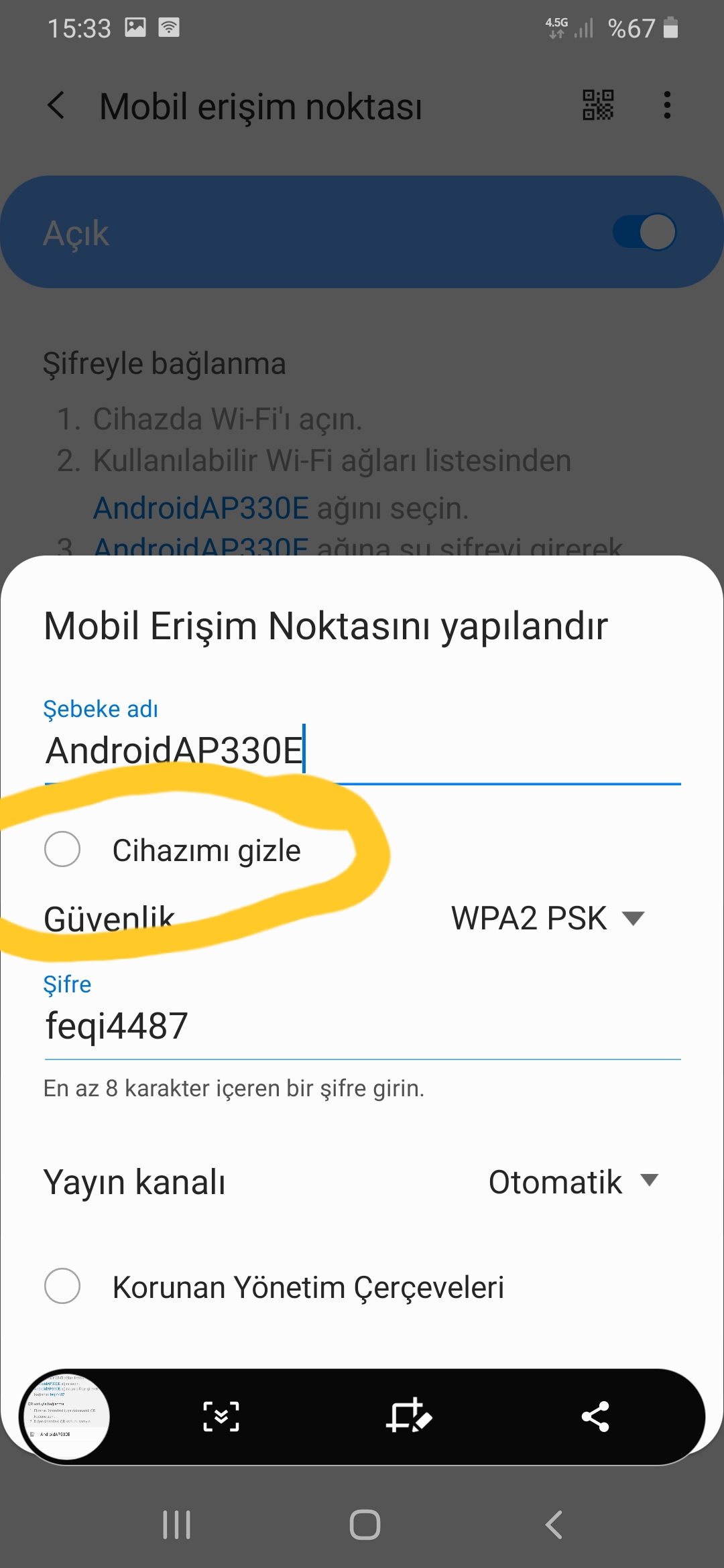 samsung a50 hotspot